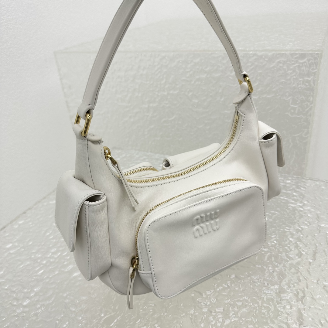 Miu Miu Nappa Leather Pocket Bag - DopestKickz