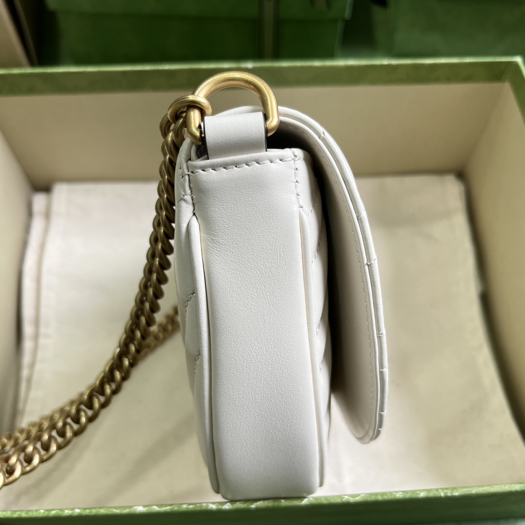 Gucci GG Marmont Matelasse Chain Mini Bag (20x 14.5x 4cm) - DopestKickz