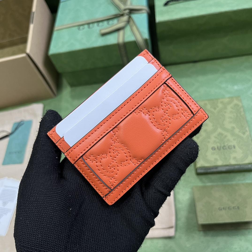 Gucci GG Matelasse Card Case - DopestKickz