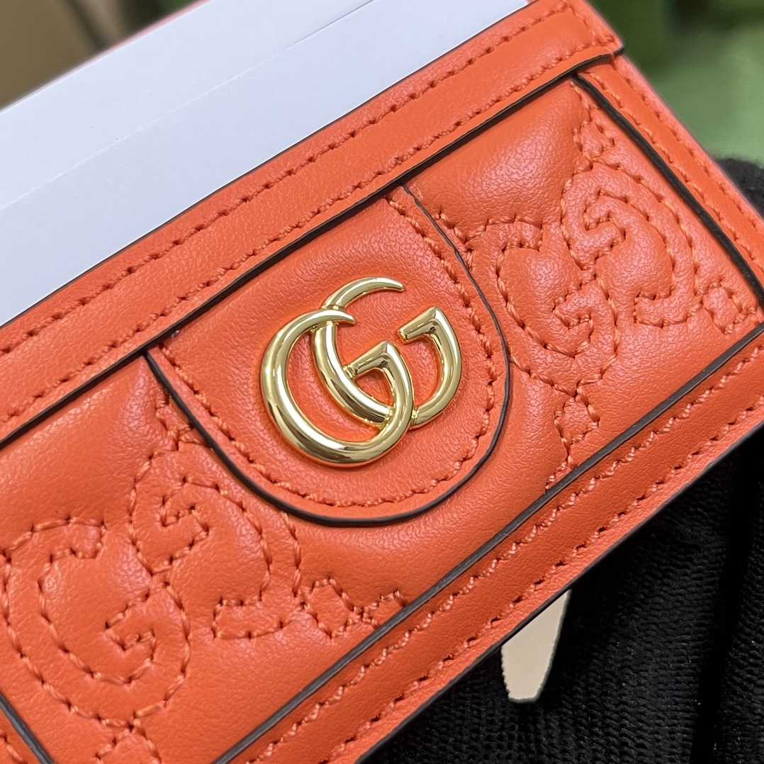 Gucci GG Matelasse Card Case - DopestKickz