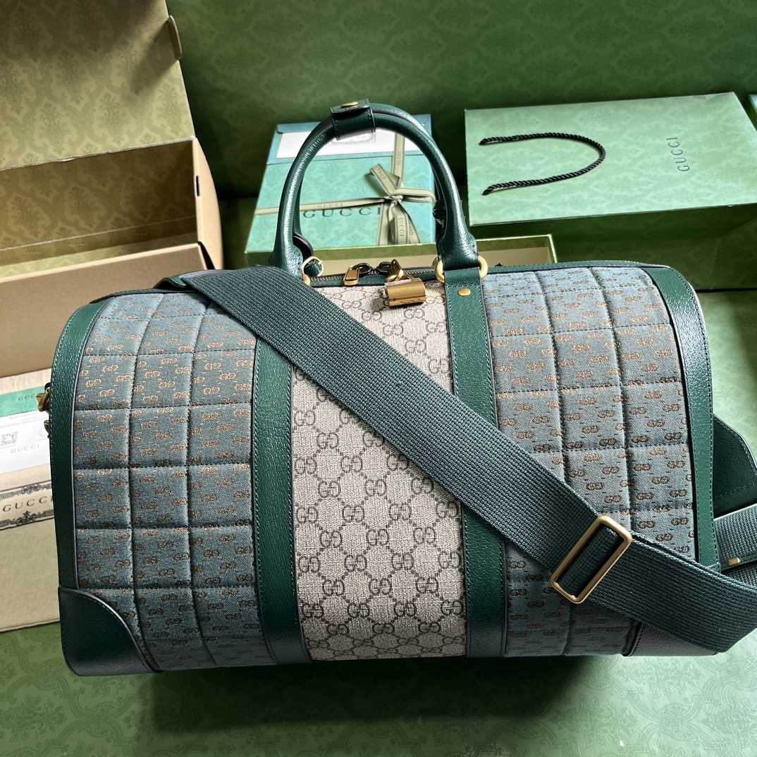 Gucci Mini GG Canvas Small Duffle Bag (44x 28.5x 24.5cm) - DopestKickz