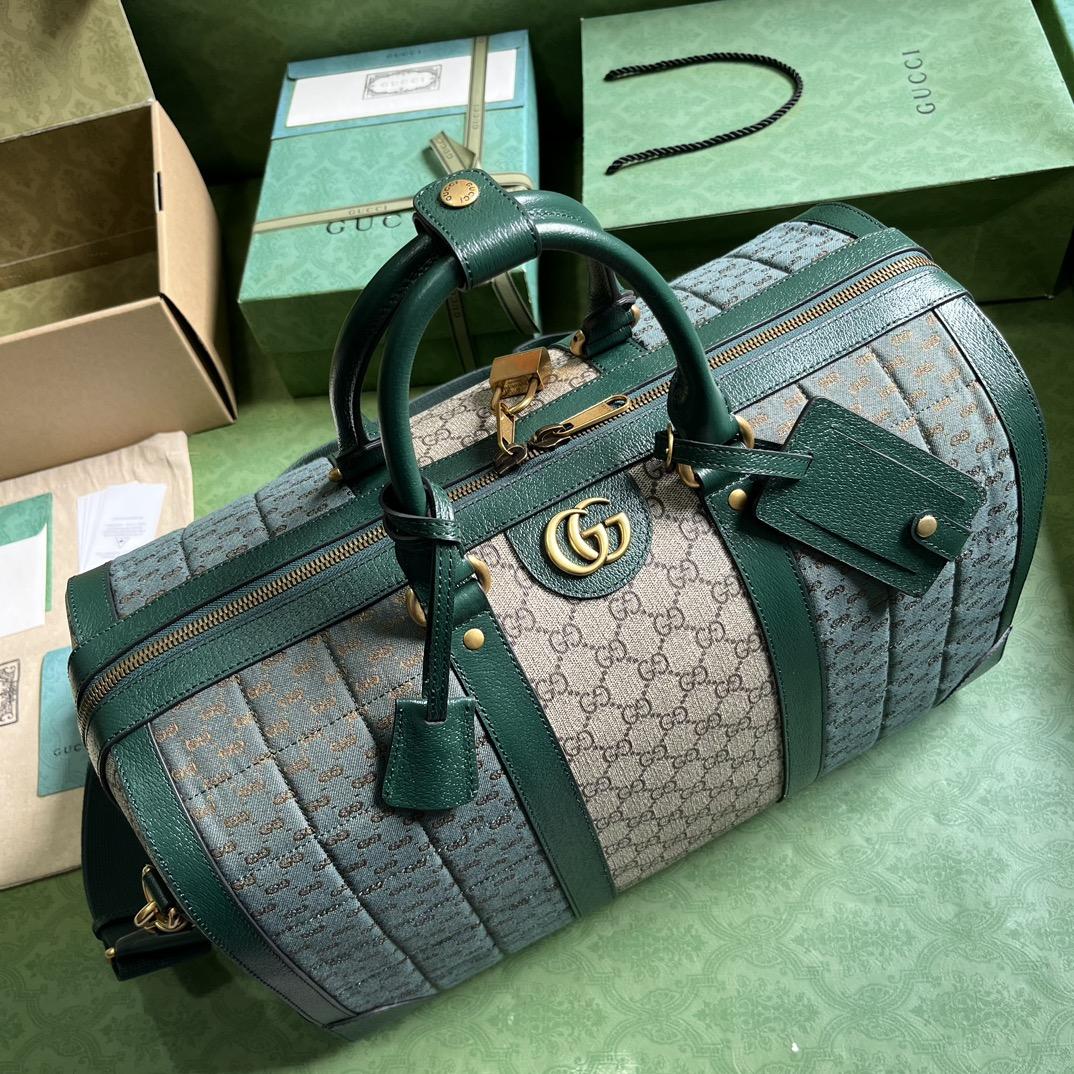 Gucci Mini GG Canvas Small Duffle Bag (44x 28.5x 24.5cm) - DopestKickz