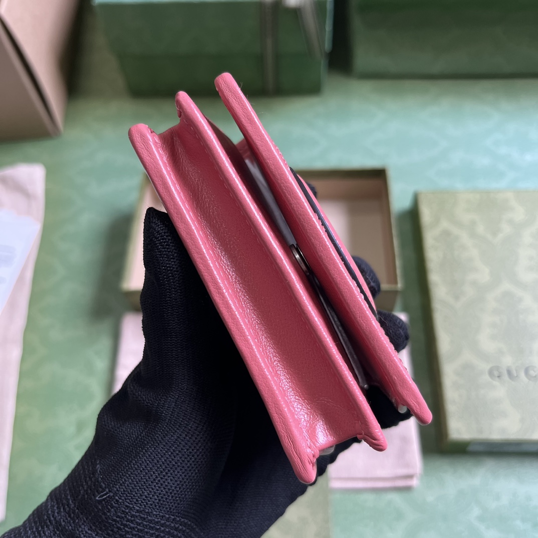 Gucci Blondie Card Case Wallet (8.5x 11x 3cm) - DopestKickz