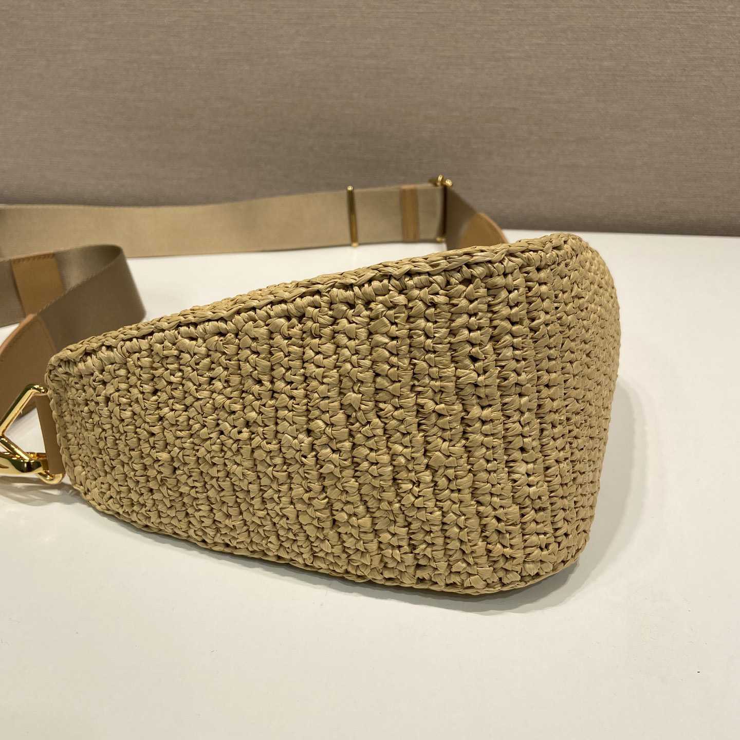 Prada Triangle Crochet Shoulder Bag - DopestKickz