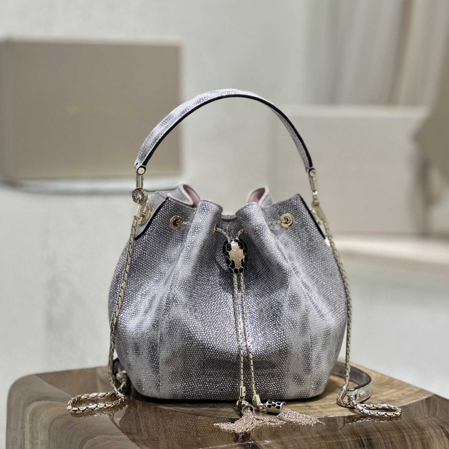 Bvlgari Serpenti Forever Bucket Bag - DopestKickz