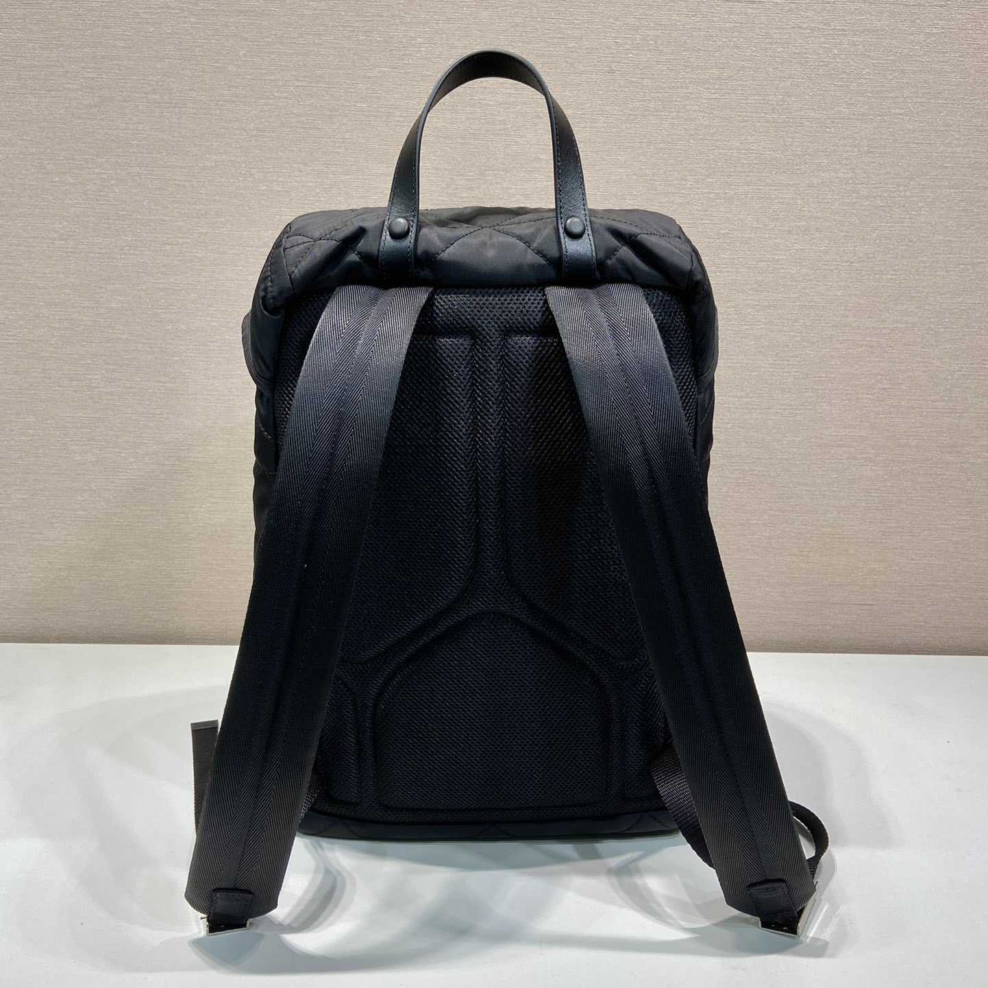 Prada Re-Nylon Backpack With Topstitching - DopestKickz