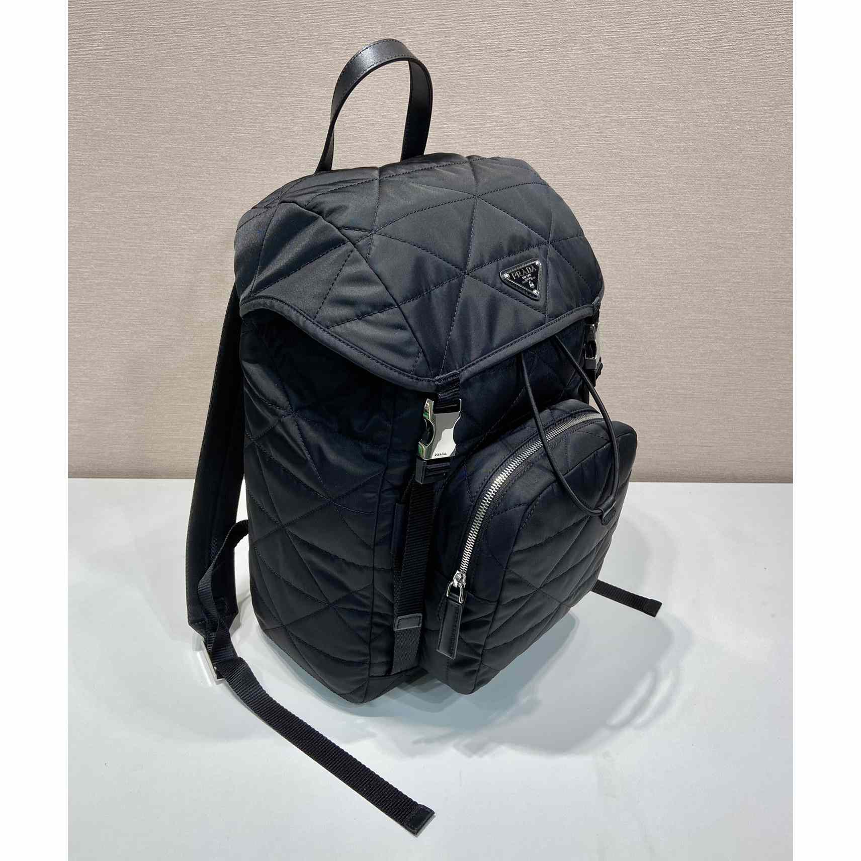 Prada Re-Nylon Backpack With Topstitching - DopestKickz