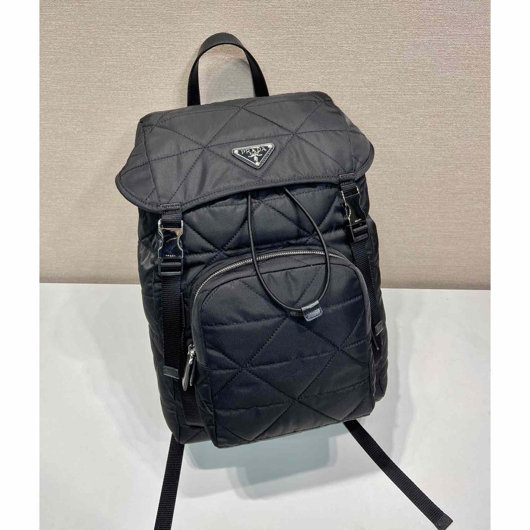 Prada Re-Nylon Backpack With Topstitching - DopestKickz