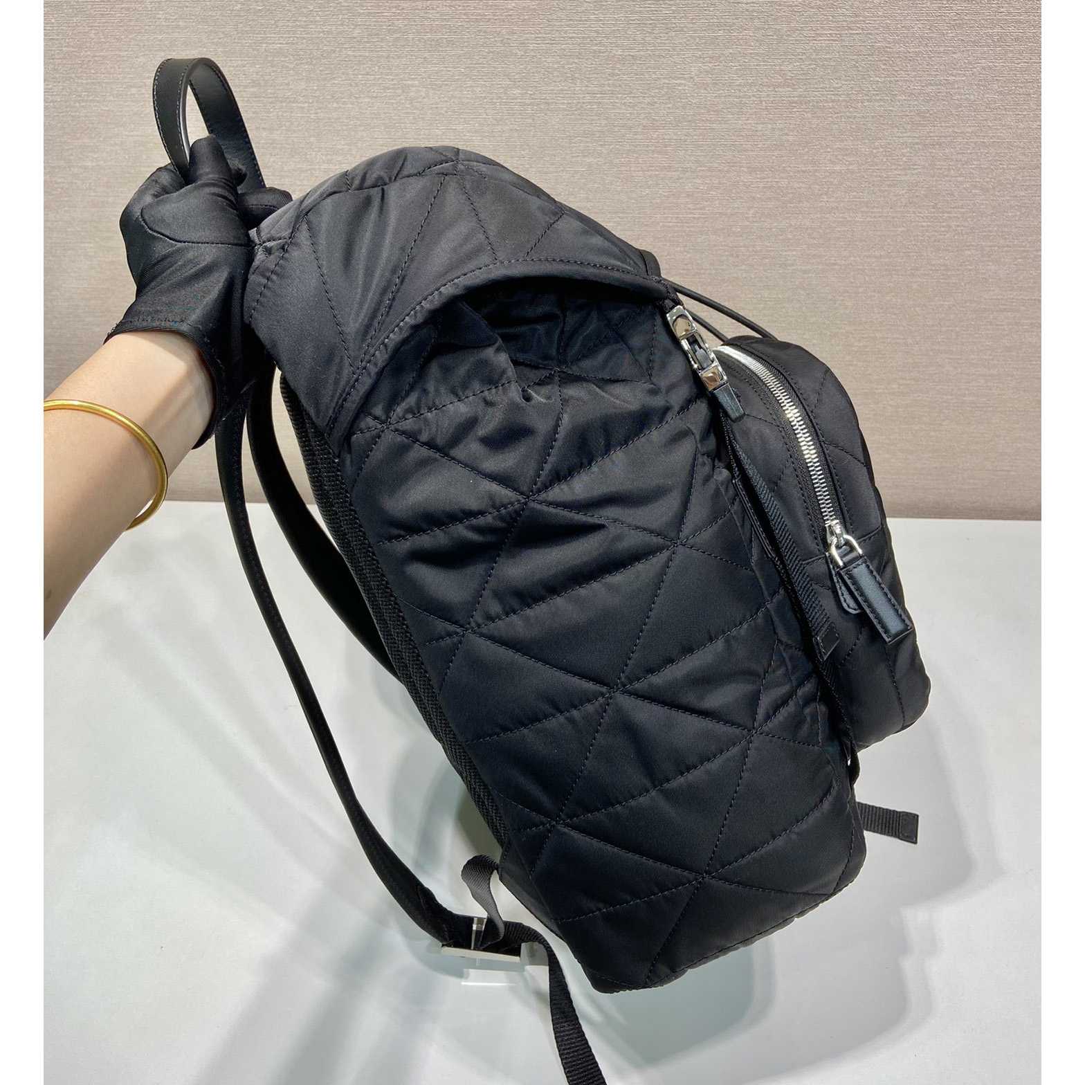 Prada Re-Nylon Backpack With Topstitching - DopestKickz