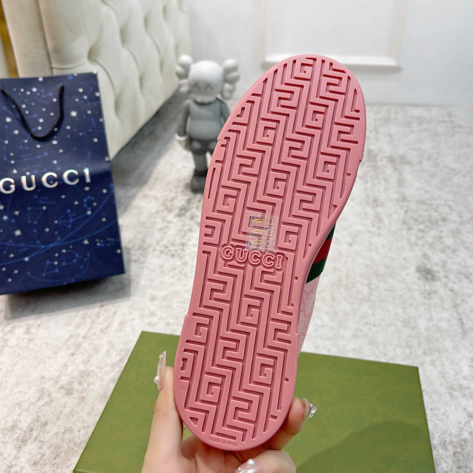 Gucci Ace Sneaker With Web - DopestKickz