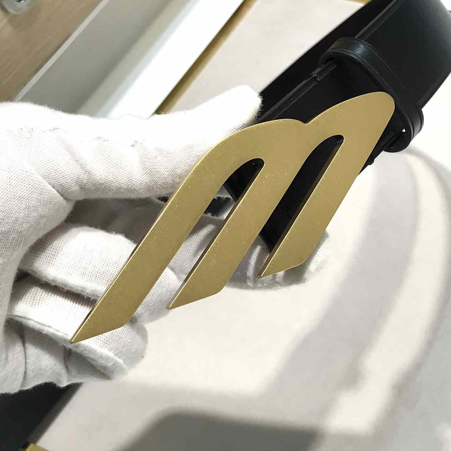 Balenciaga 3B Belt In Black  - DopestKickz