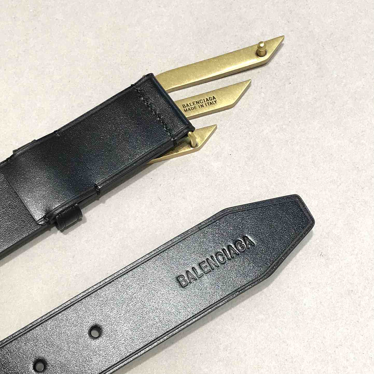 Balenciaga 3B Belt In Black  - DopestKickz