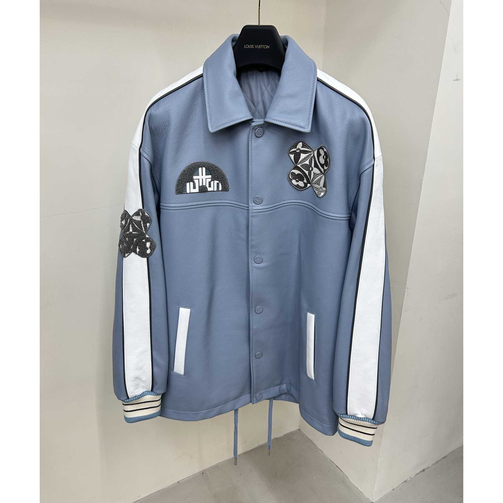 Louis Vuitton Long Leather Coach Jacket - DopestKickz