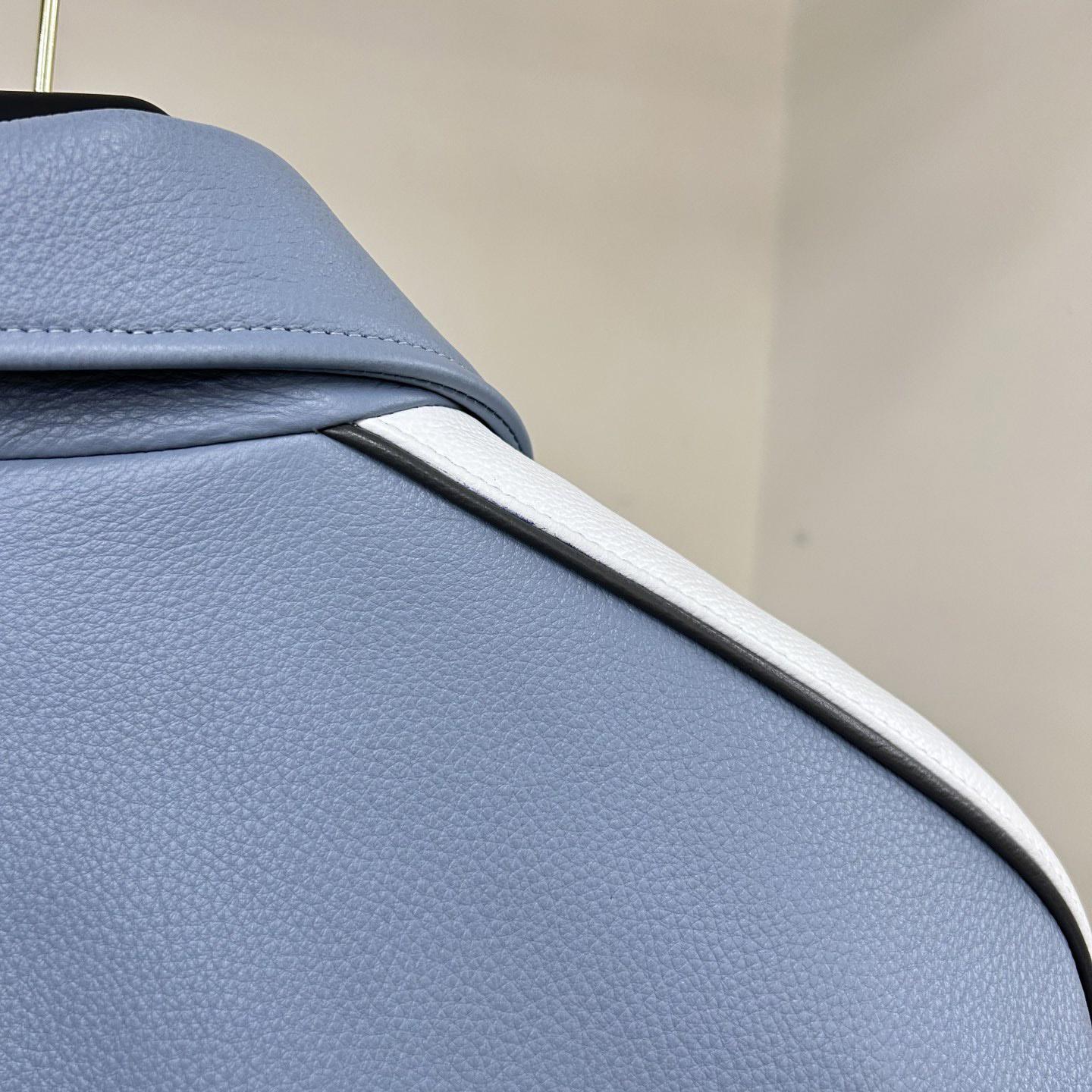 Louis Vuitton Long Leather Coach Jacket - DopestKickz