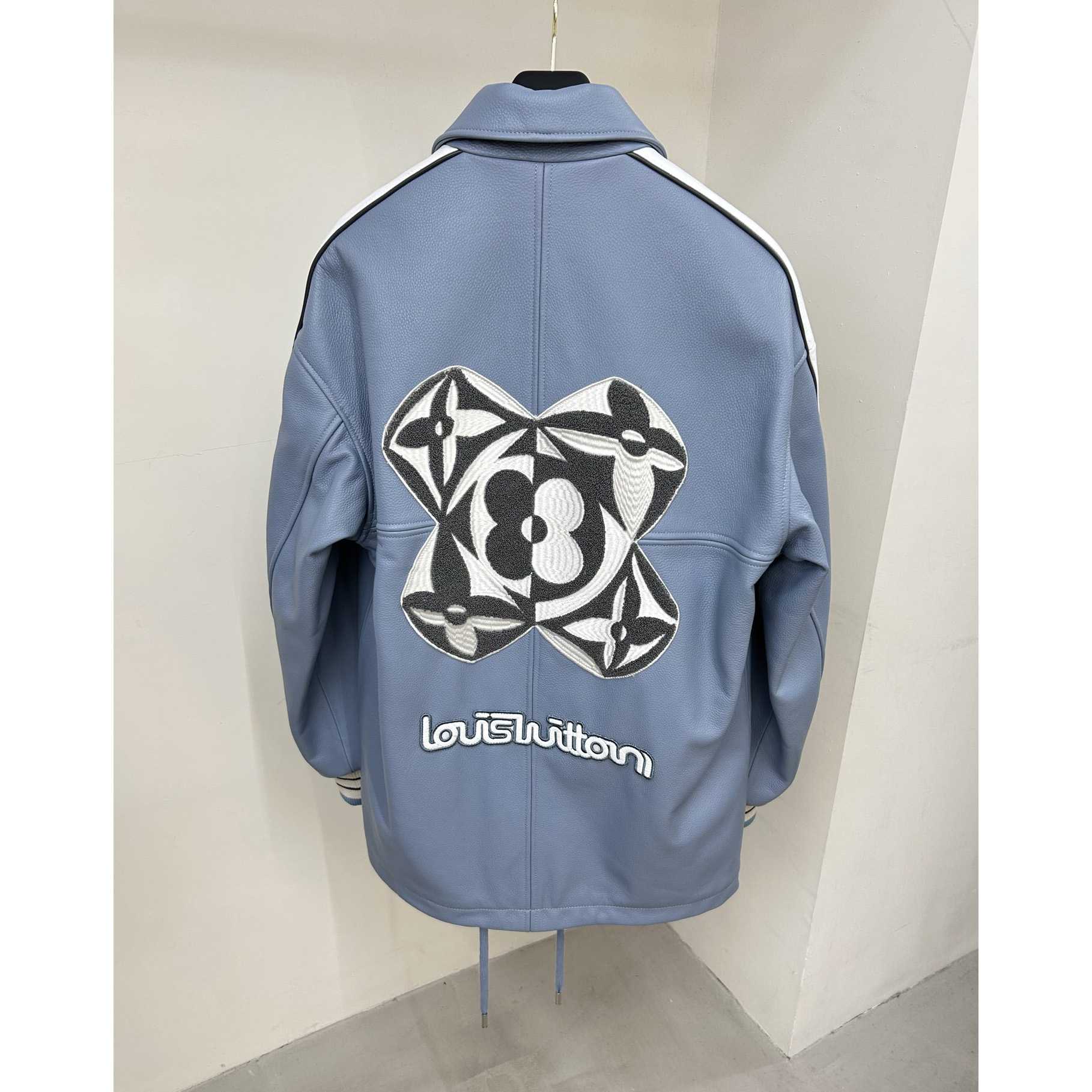 Louis Vuitton Long Leather Coach Jacket - DopestKickz