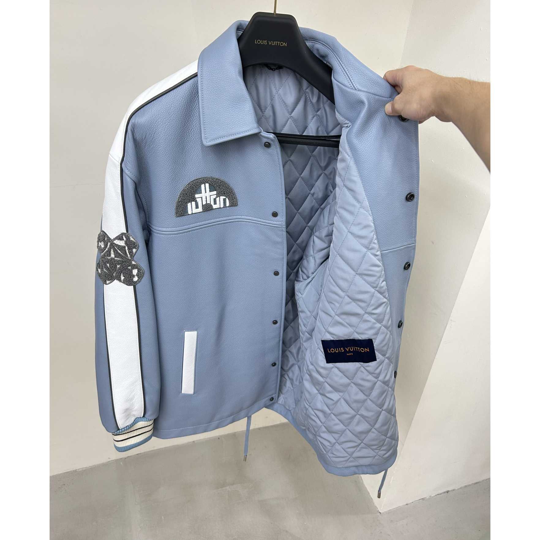 Louis Vuitton Long Leather Coach Jacket - DopestKickz