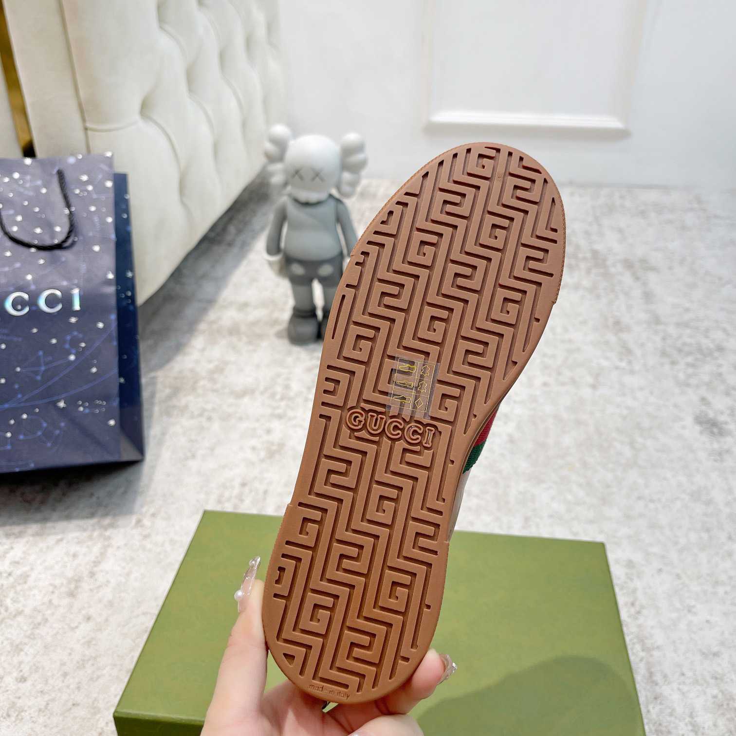 Gucci Ace Sneaker With Web (upon uk size) - DopestKickz