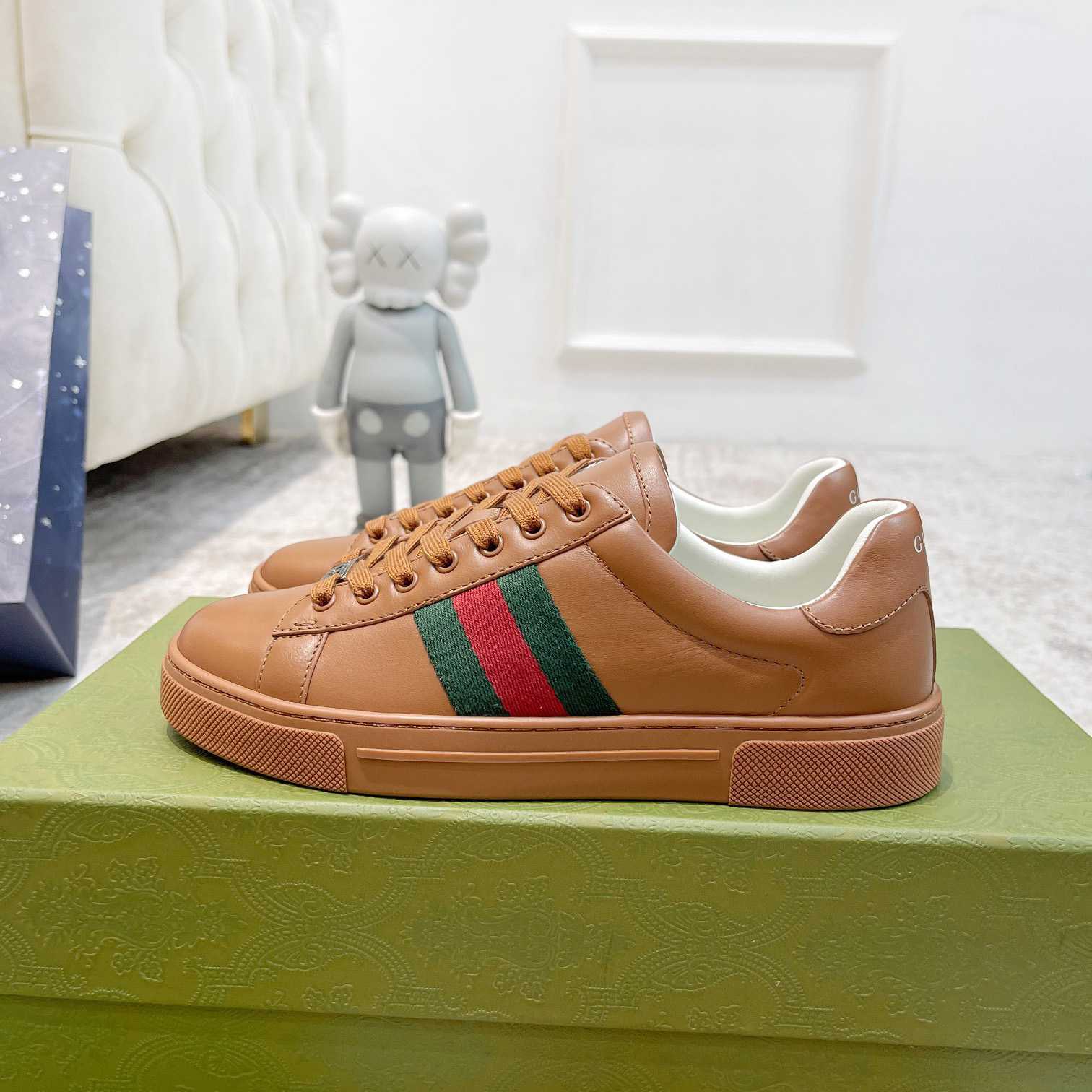 Gucci Ace Sneaker With Web (upon uk size) - DopestKickz