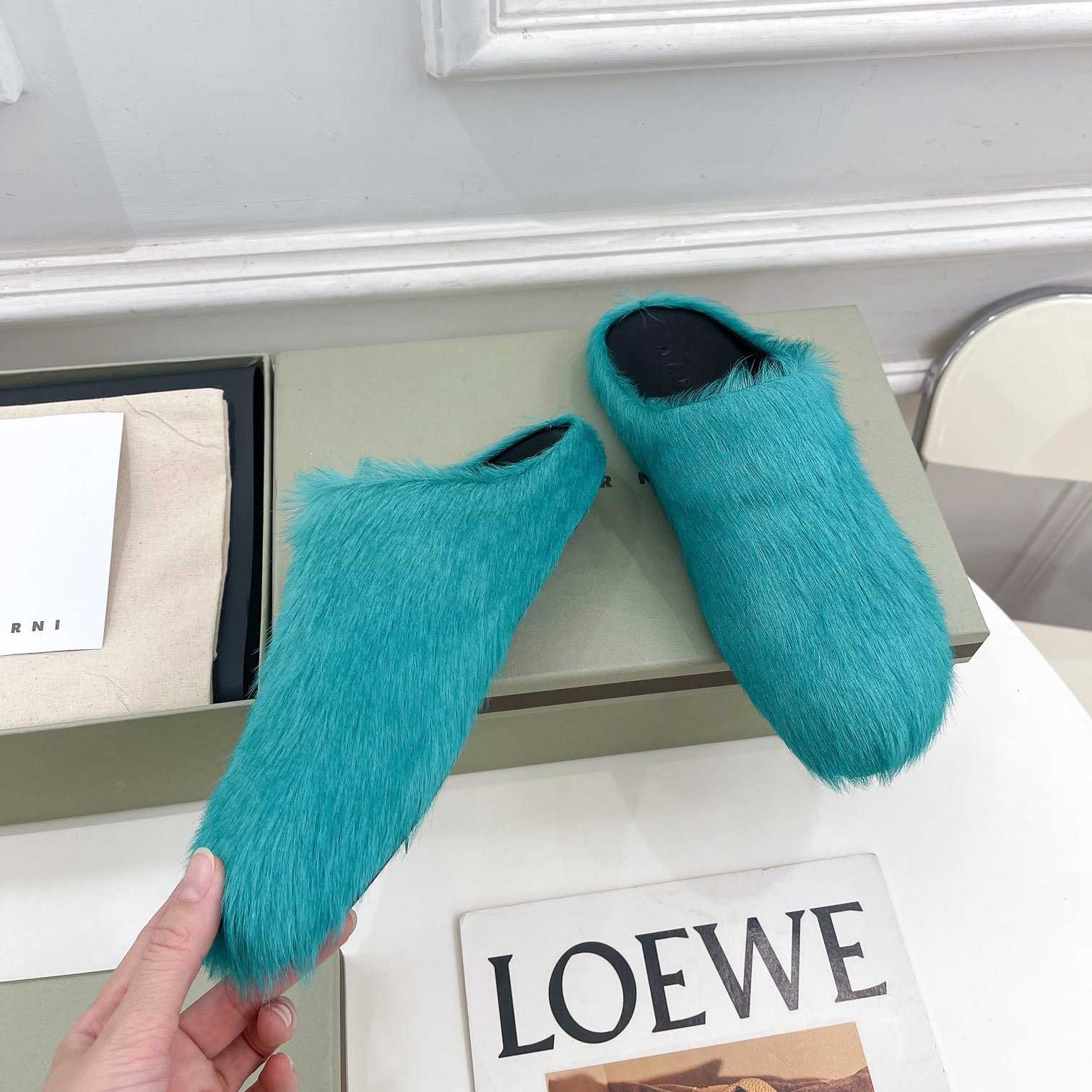 Marni Fussbett Slip-On Flat Mules - DopestKickz