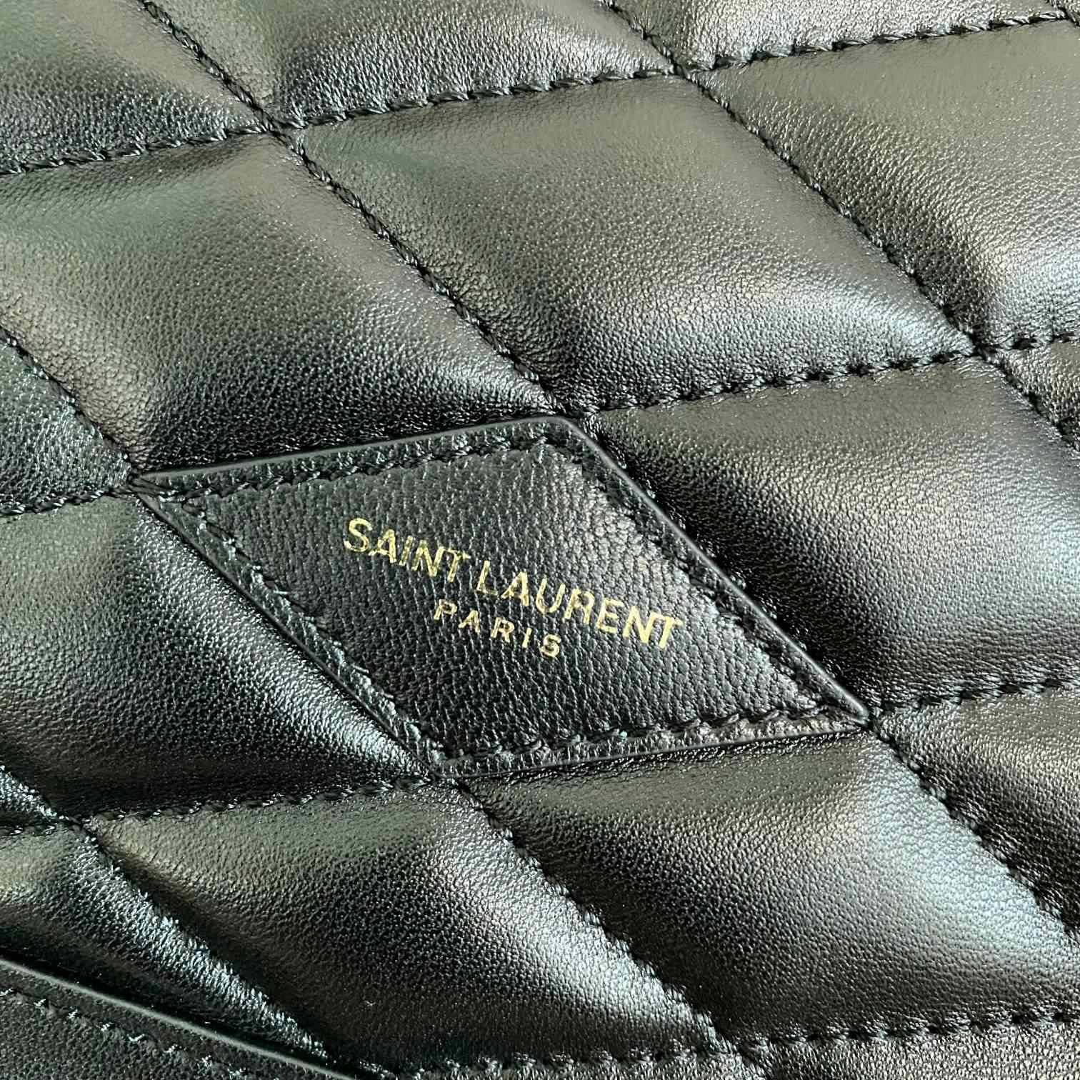 Saint Laurent Quilted Shoulder Bag (41.1x3x36.8cm) - DopestKickz