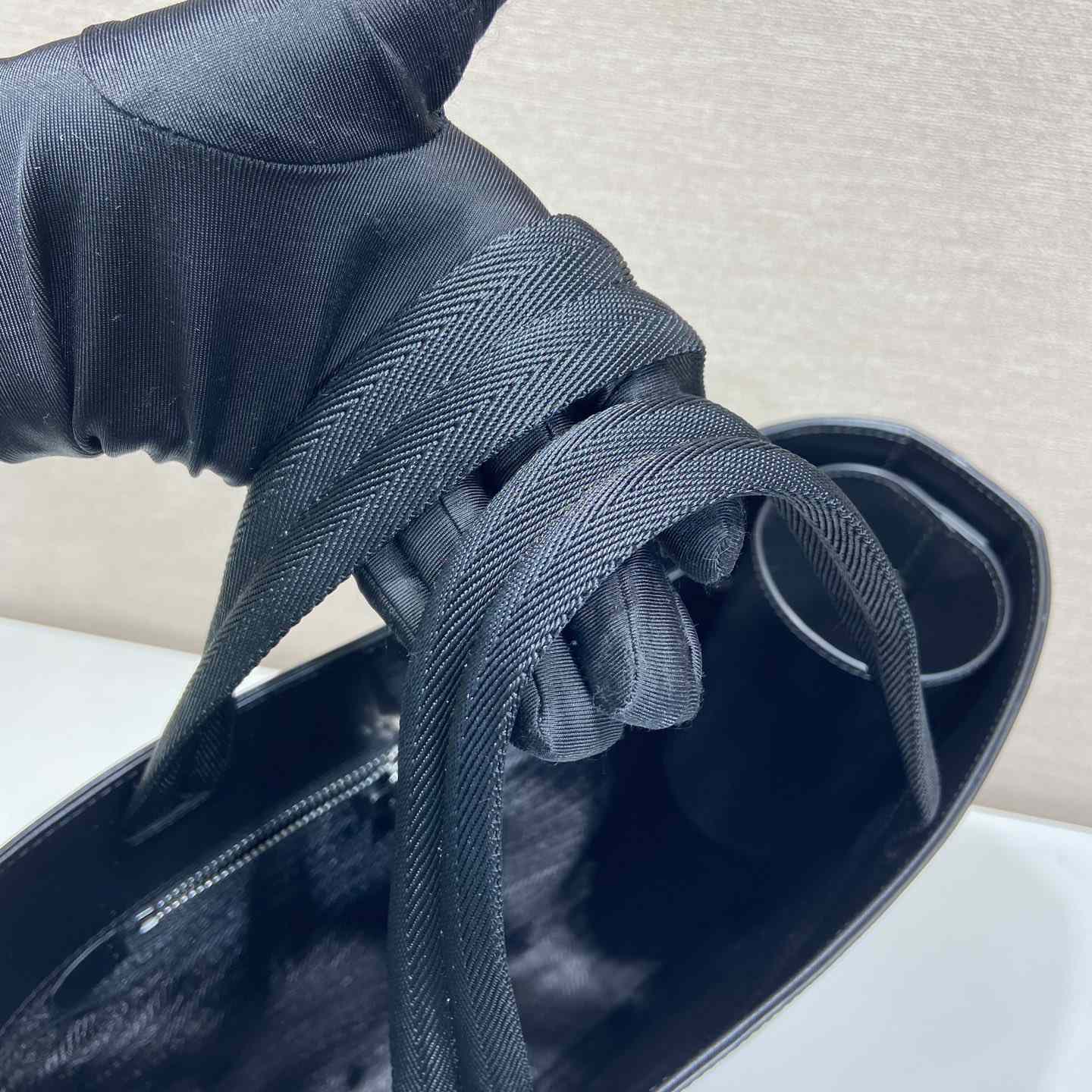 Prada Brushed Leather Tote Bag With Water Bottle - DopestKickz