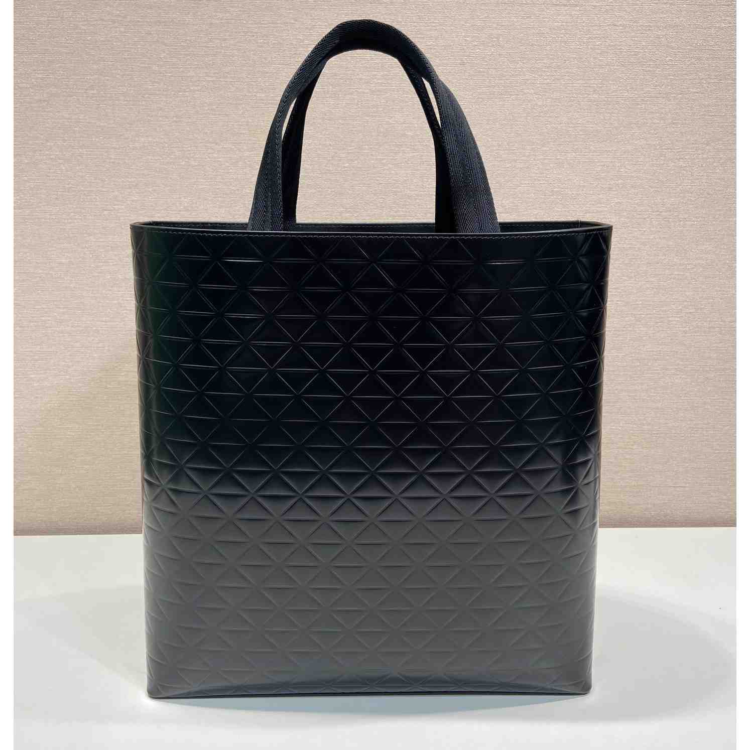 Prada Brushed Leather Tote Bag With Water Bottle - DopestKickz