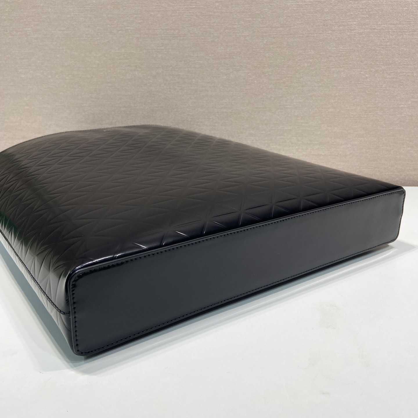 Prada Brushed Leather Tote Bag With Water Bottle - DopestKickz