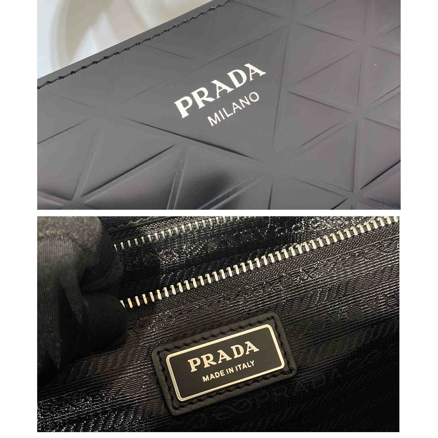 Prada Brushed Leather Tote Bag With Water Bottle - DopestKickz