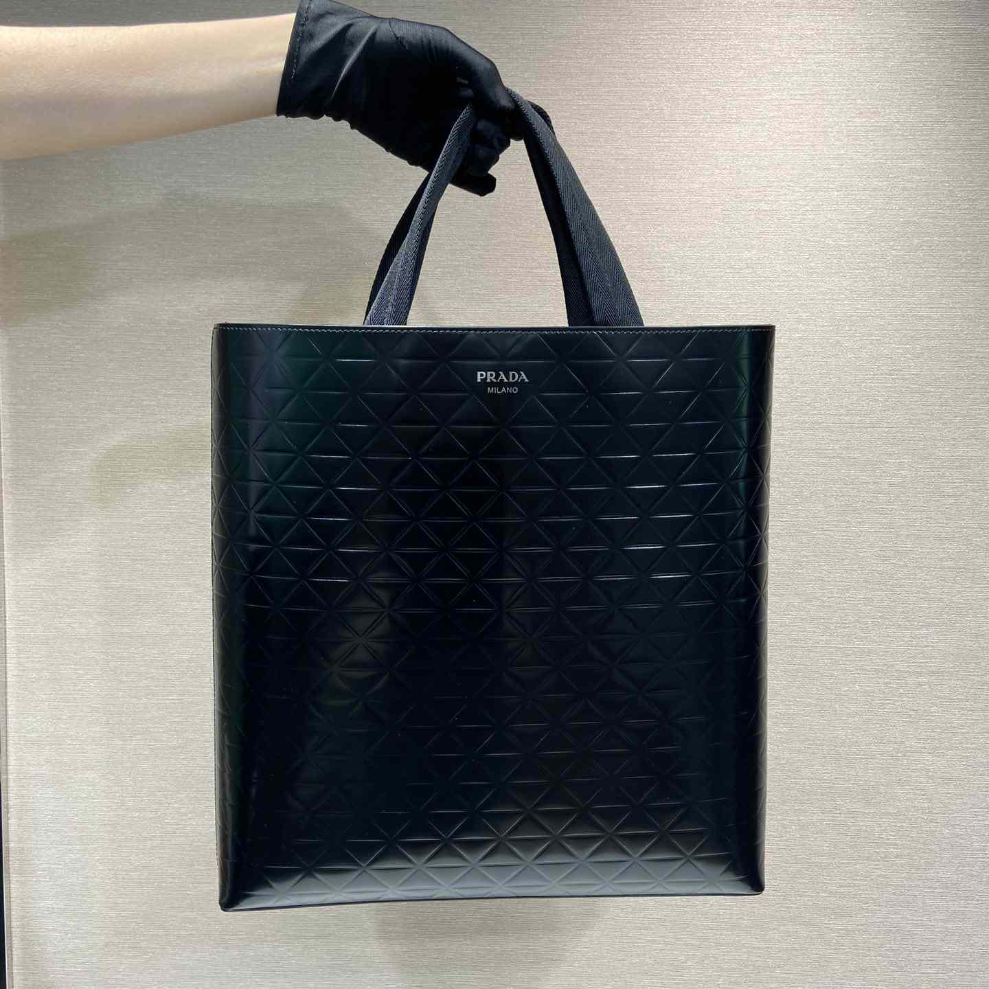 Prada Brushed Leather Tote Bag With Water Bottle - DopestKickz