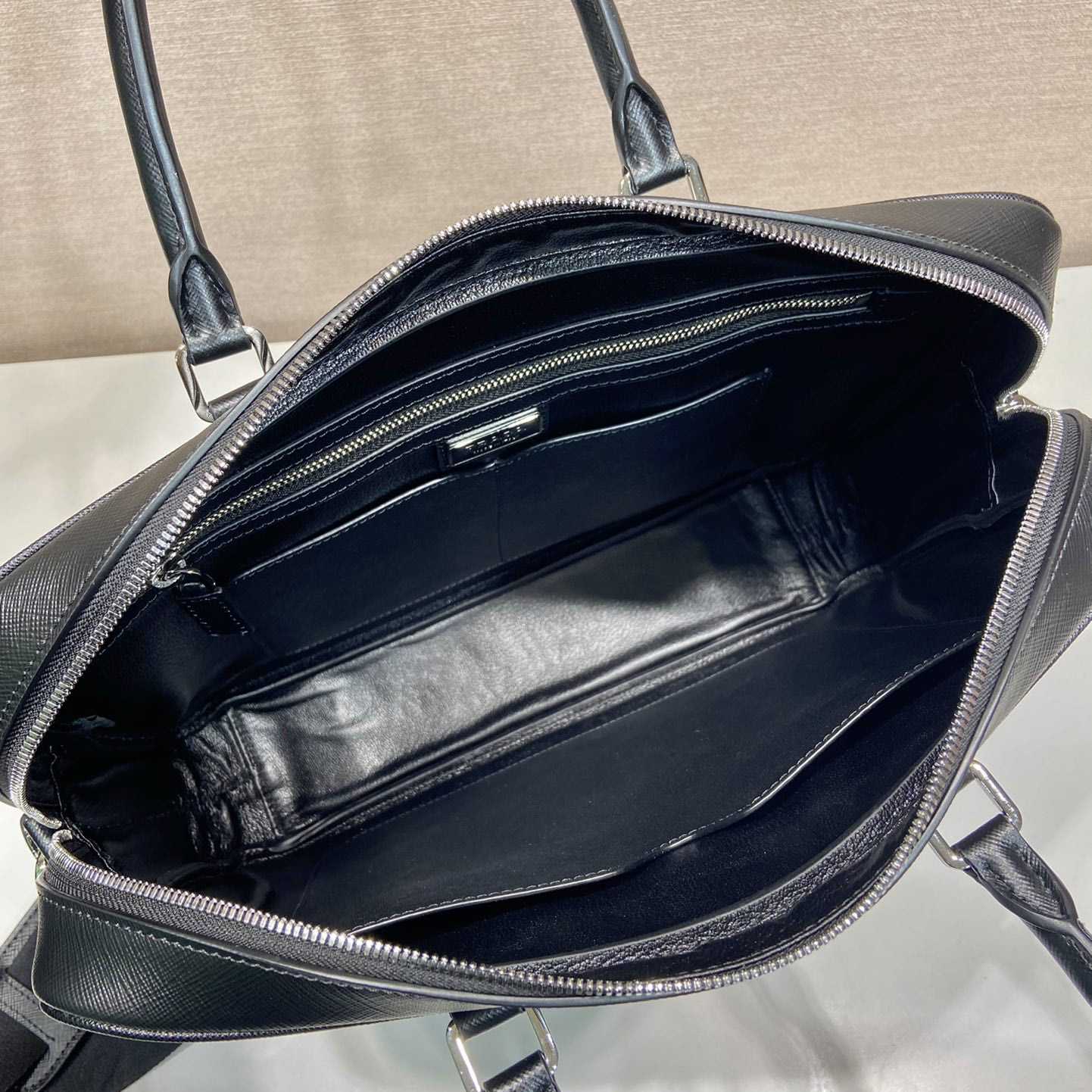 Prada Saffiano Leather Work Bag - DopestKickz