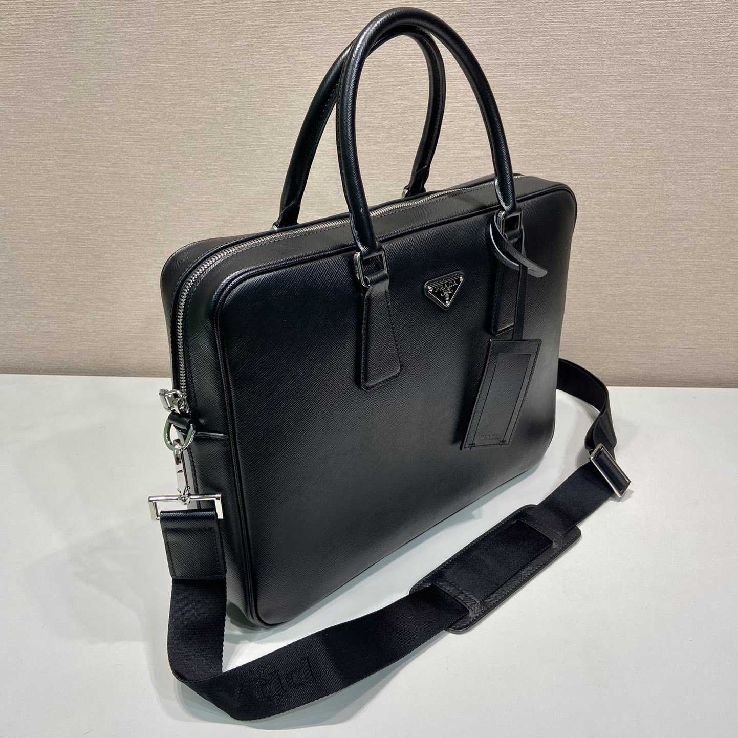 Prada Saffiano Leather Work Bag - DopestKickz