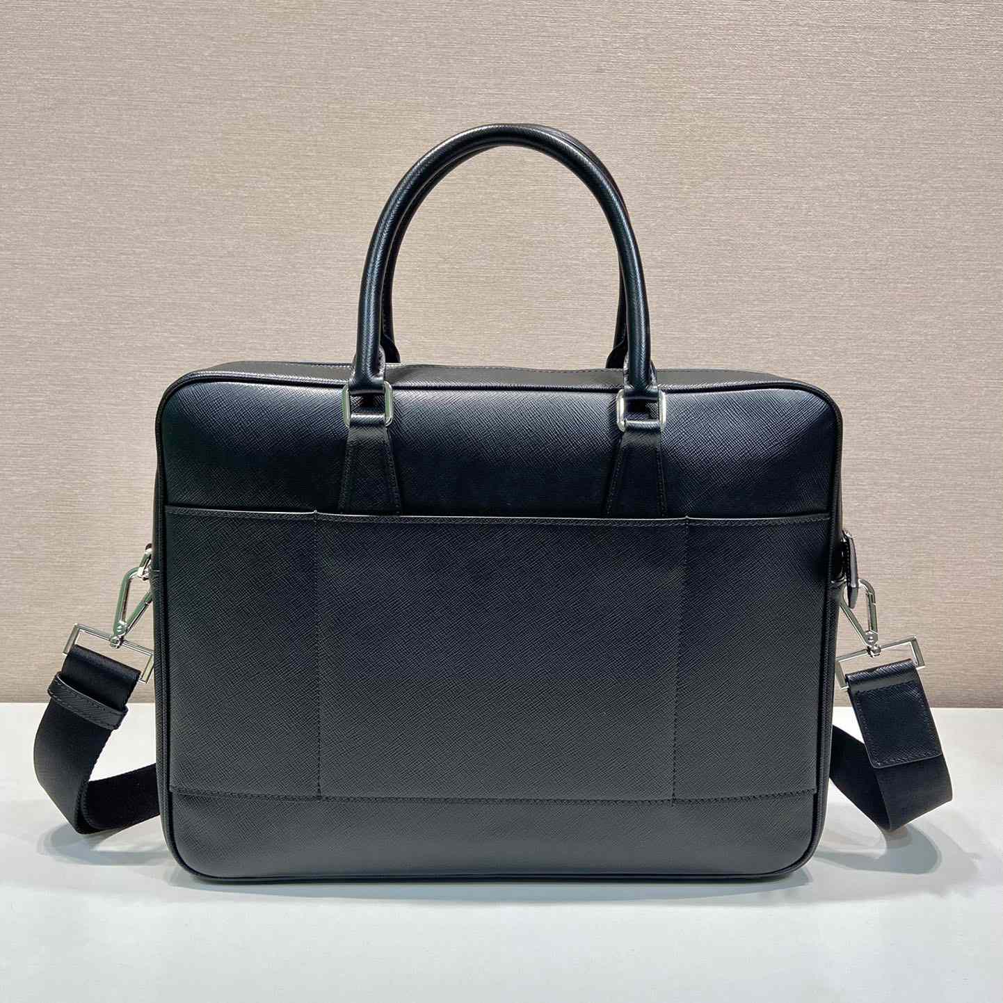 Prada Saffiano Leather Work Bag - DopestKickz