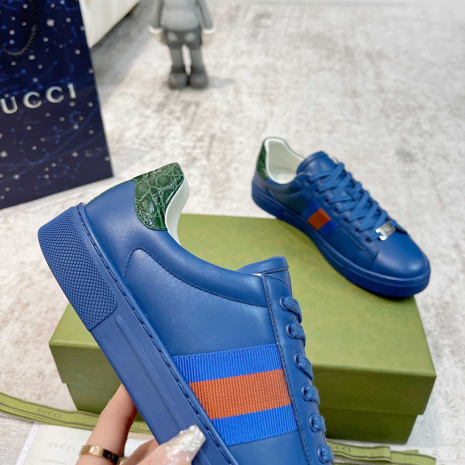 Gucci Ace Sneaker With Web - DopestKickz