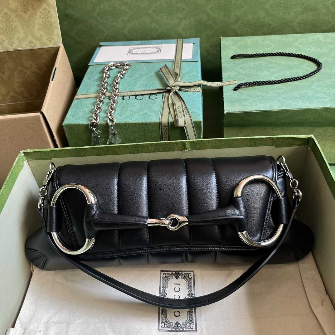 Gucci Horsebit Chain Medium Shoulder Bag (38x 15x 16cm) - DopestKickz
