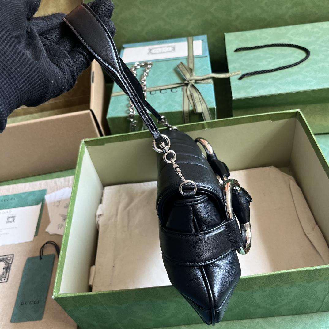 Gucci Horsebit Chain Medium Shoulder Bag (38x 15x 16cm) - DopestKickz