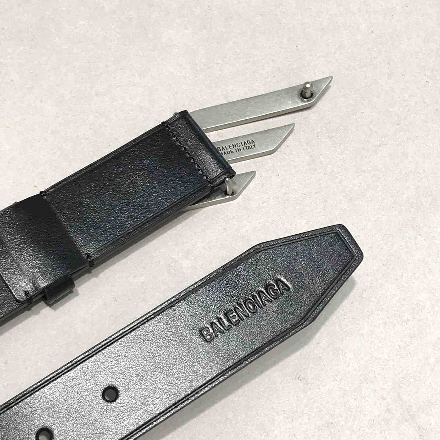 Balenciaga 3B Belt In Black  - DopestKickz