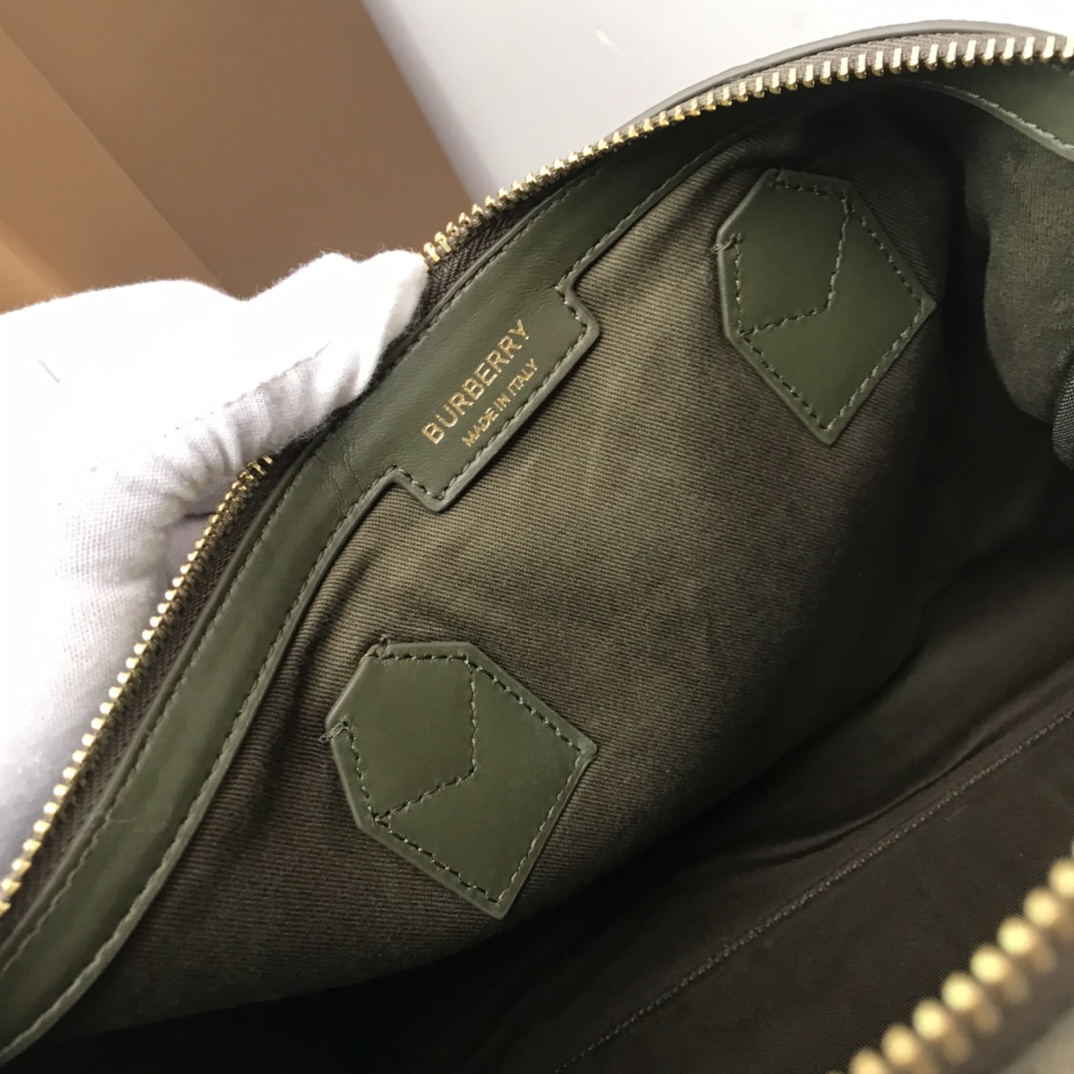 Burberry Check Medium Bowling Bag  - DopestKickz