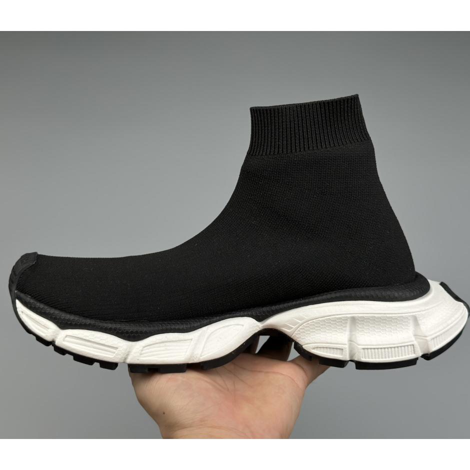 Balenciaga 3XL Sock Recycled Knit Sneaker In Black  - DopestKickz