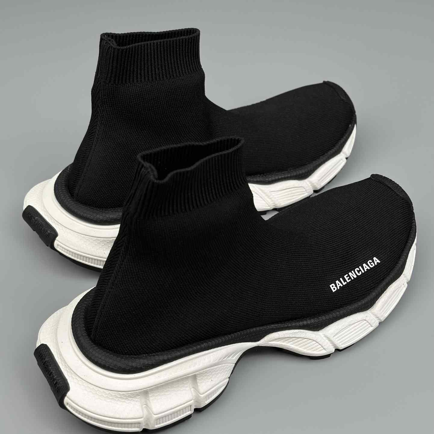 Balenciaga 3XL Sock Recycled Knit Sneaker In Black  - DopestKickz