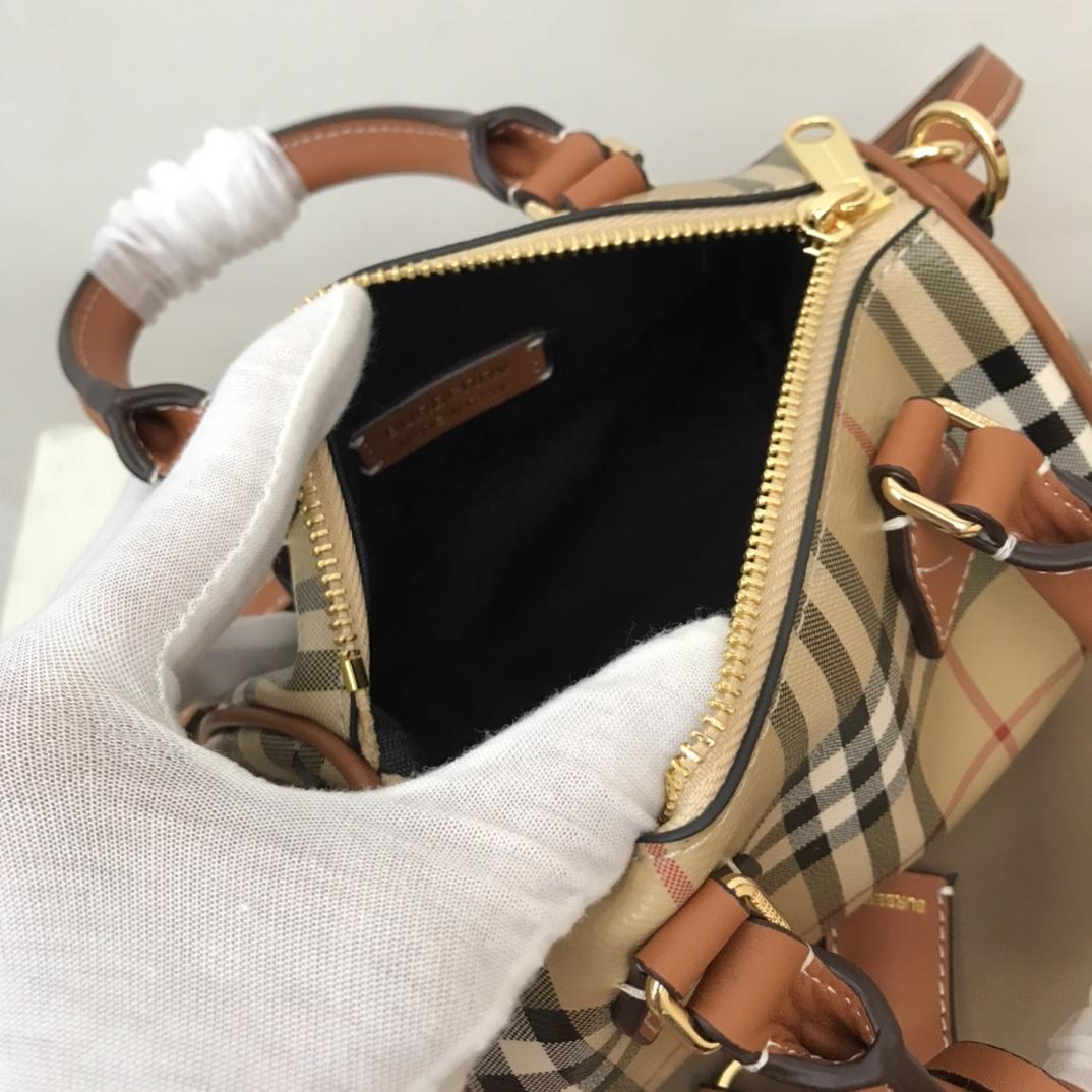 Burberry Check Mini Bowling Bag - DopestKickz