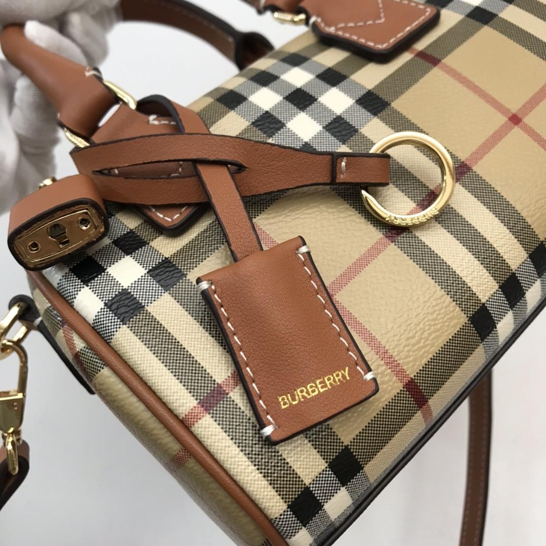 Burberry Check Mini Bowling Bag - DopestKickz