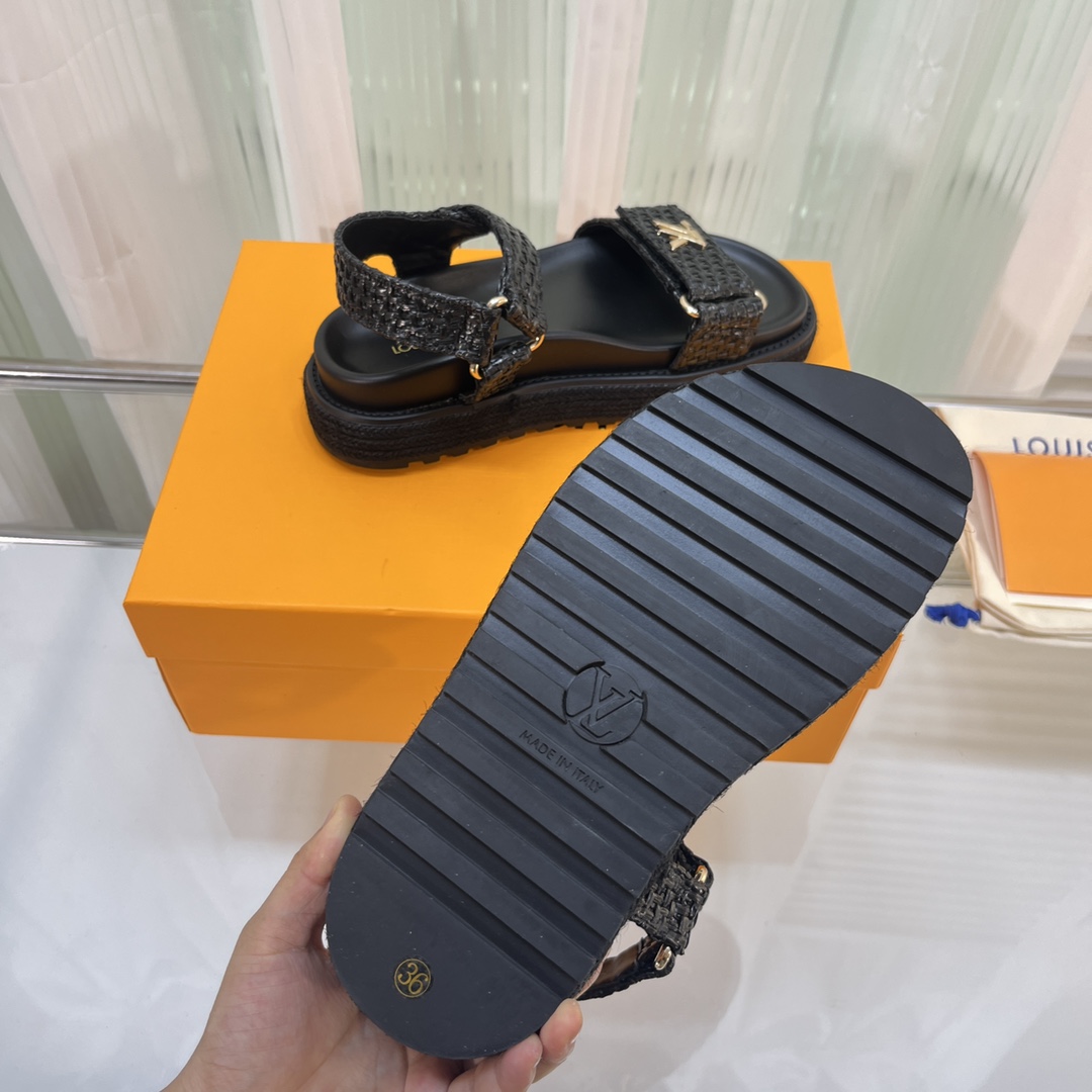 Louis Vuitton Cordoba Flat Comfort Sandal - DopestKickz