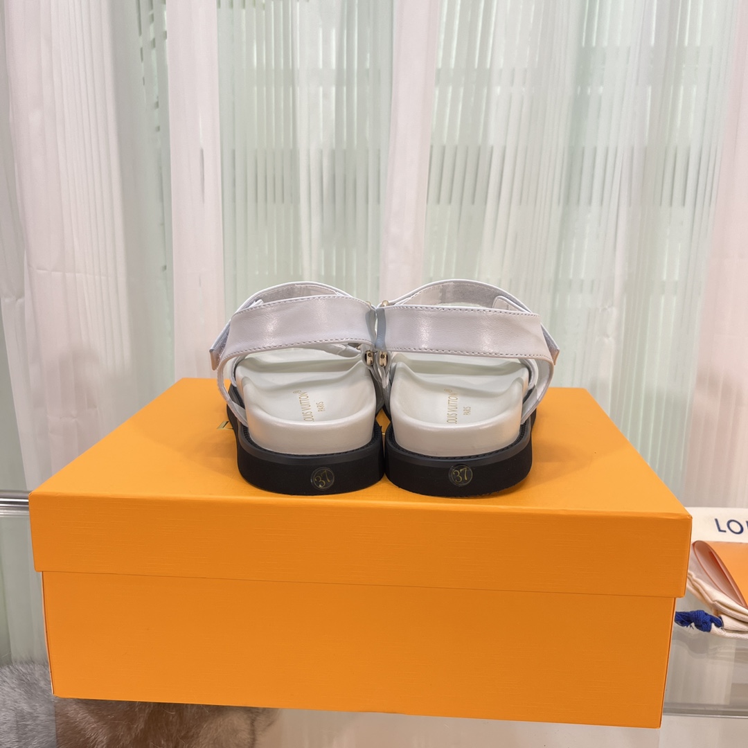 Louis Vuitton LV Sunset Comfort Flat Sandal    - DopestKickz