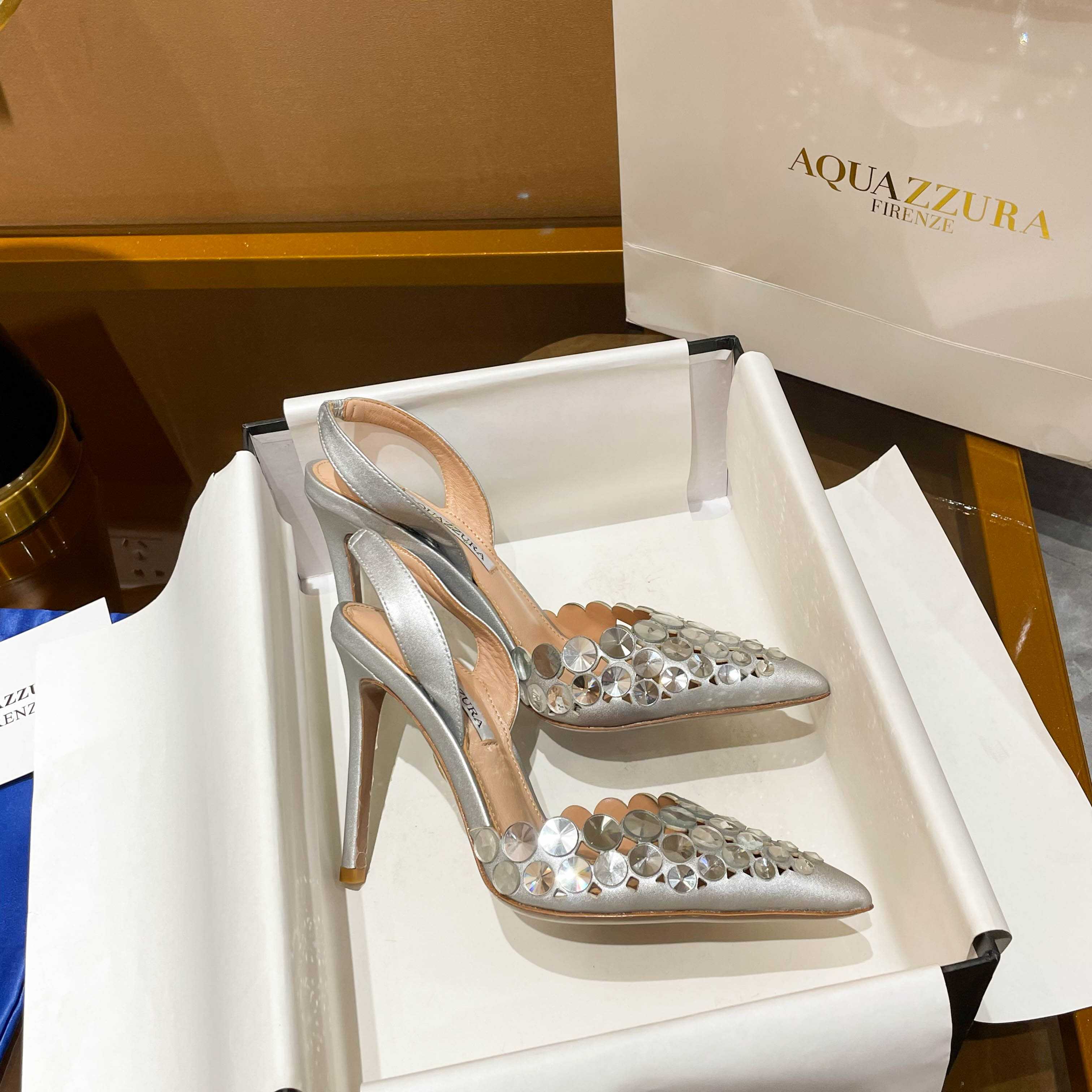 Aquazzura Maxi-Tequila Sling 105 - DopestKickz