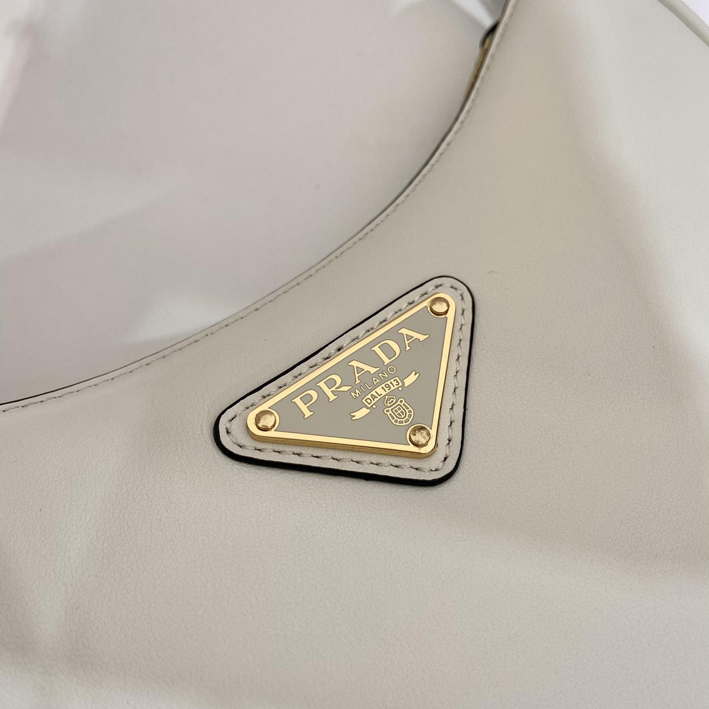 Prada Arqué Leather Mini Shoulder Bag - DopestKickz