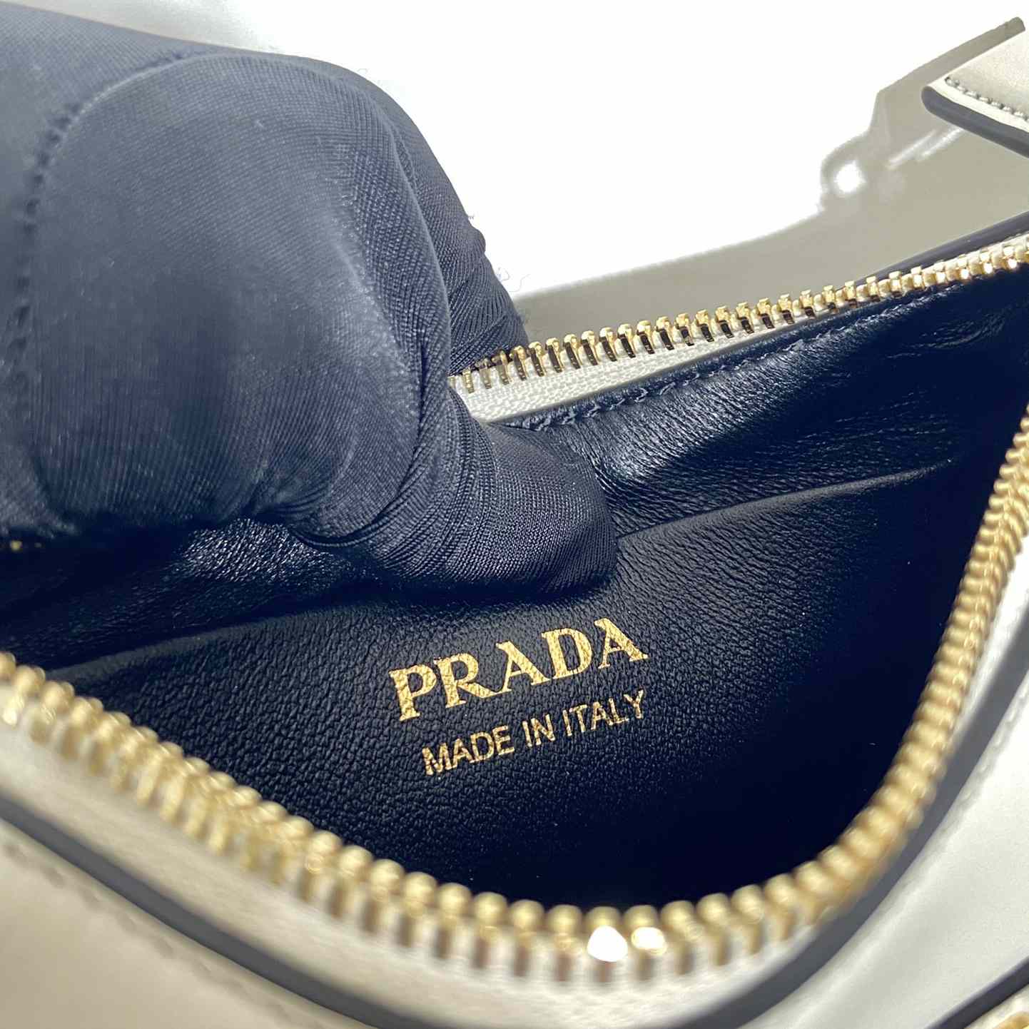 Prada Arqué Leather Mini Shoulder Bag - DopestKickz