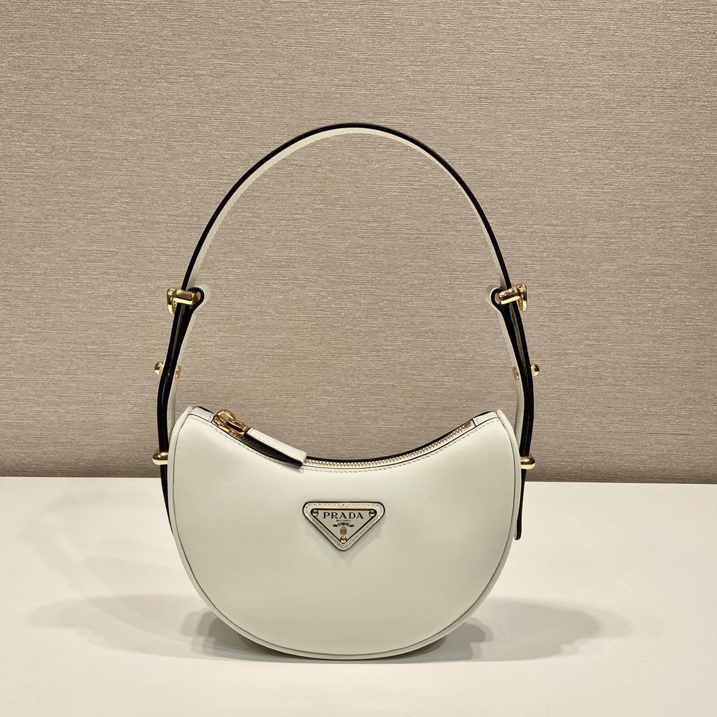 Prada Arqué Leather Mini Shoulder Bag - DopestKickz