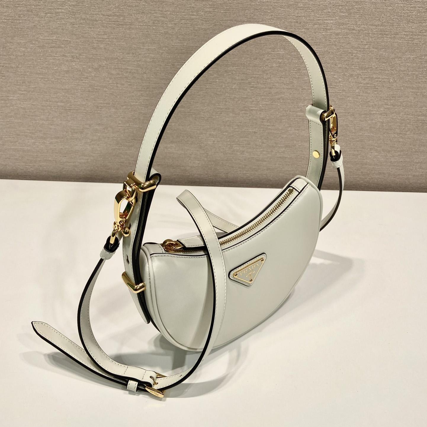 Prada Arqué Leather Mini Shoulder Bag - DopestKickz