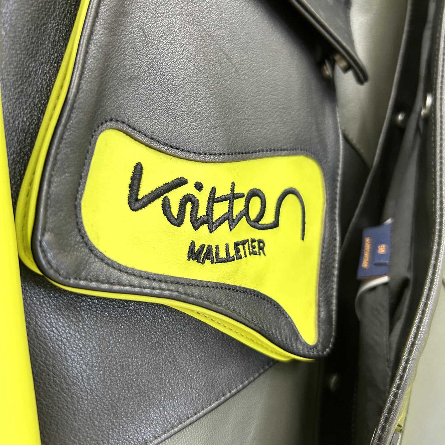 Louis Vuitton Distorted Motocycle Leather Jacket - DopestKickz