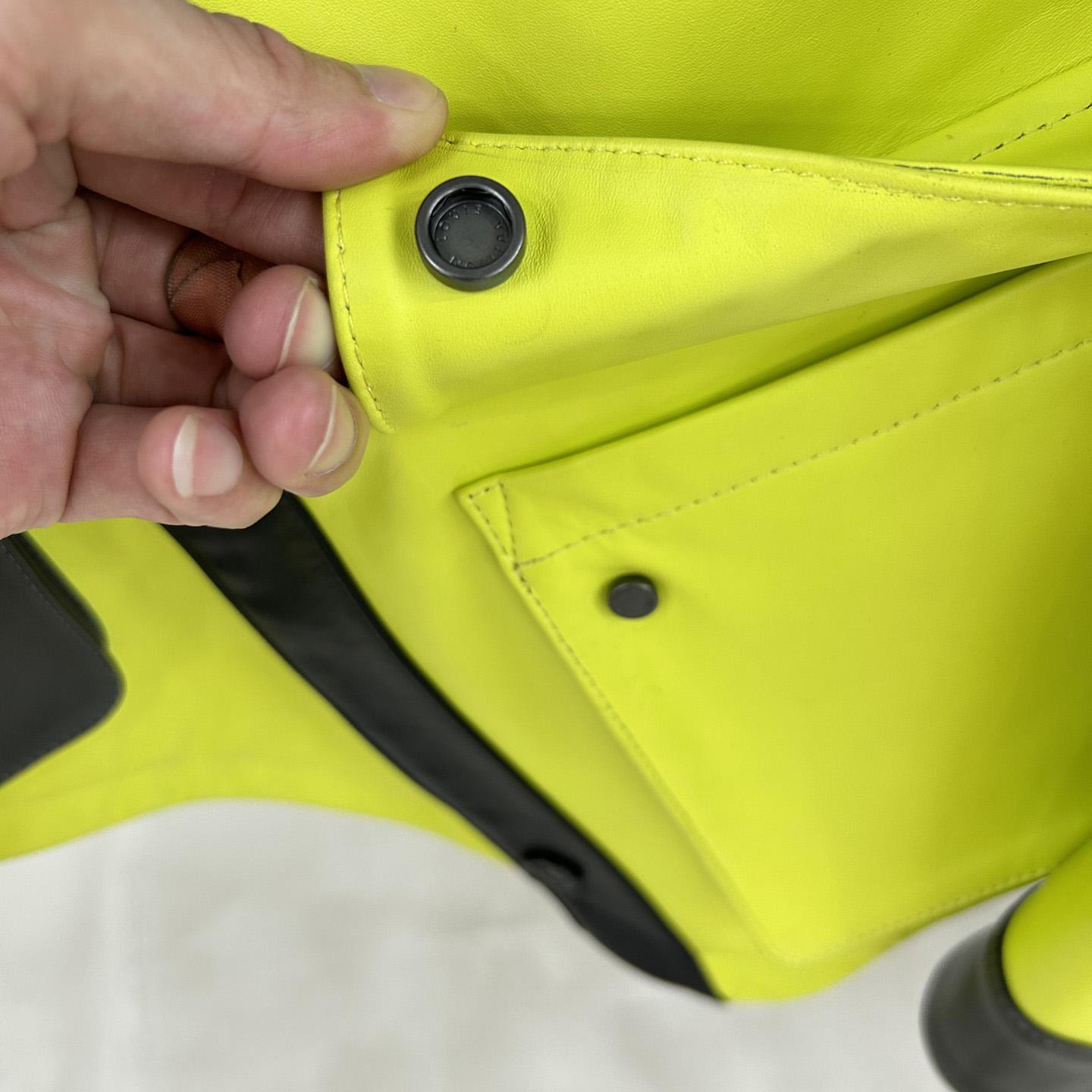 Louis Vuitton Distorted Motocycle Leather Jacket - DopestKickz